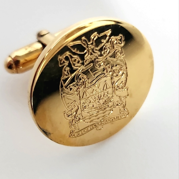 Vintage Anson Gold-Tone Cufflinks - Picture 10 of 13